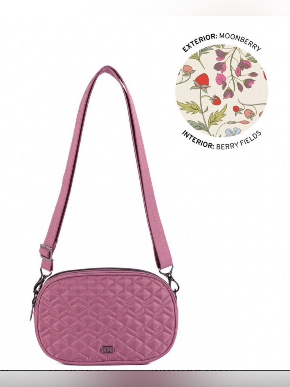 Lug Comet Crossbody Bag NWT Moonberry